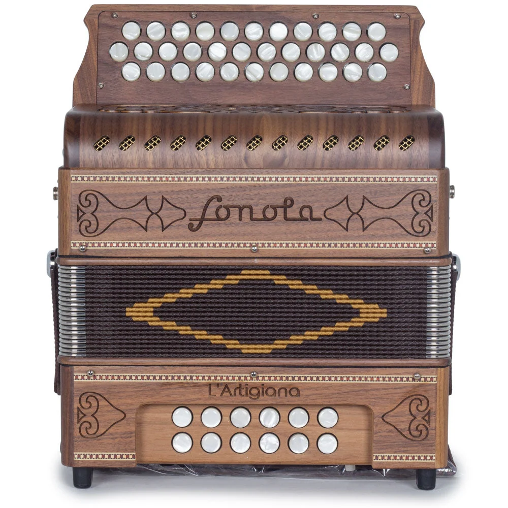 Sonola L'Artigiana Accordion No Switch FBE Wood with Gold Grill - Image 3