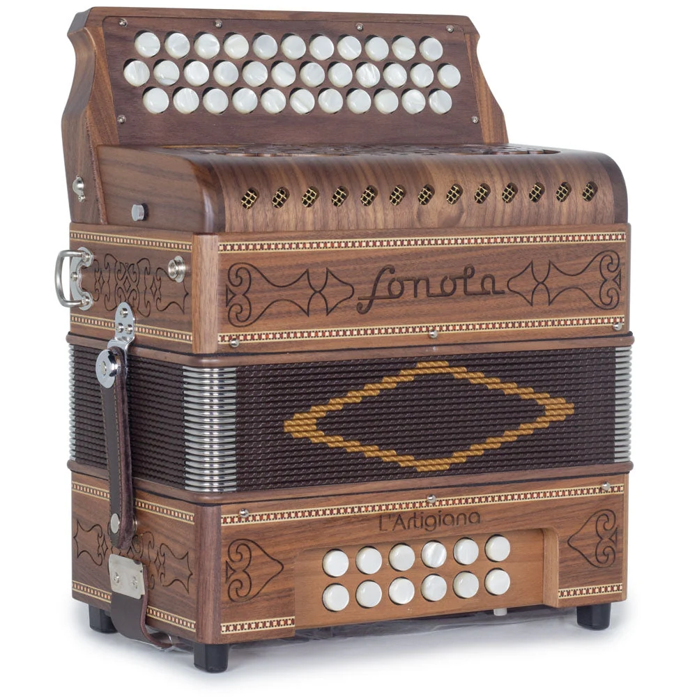 Sonola L'Artigiana Accordion No Switch FBE Wood with Gold Grill - Image 4