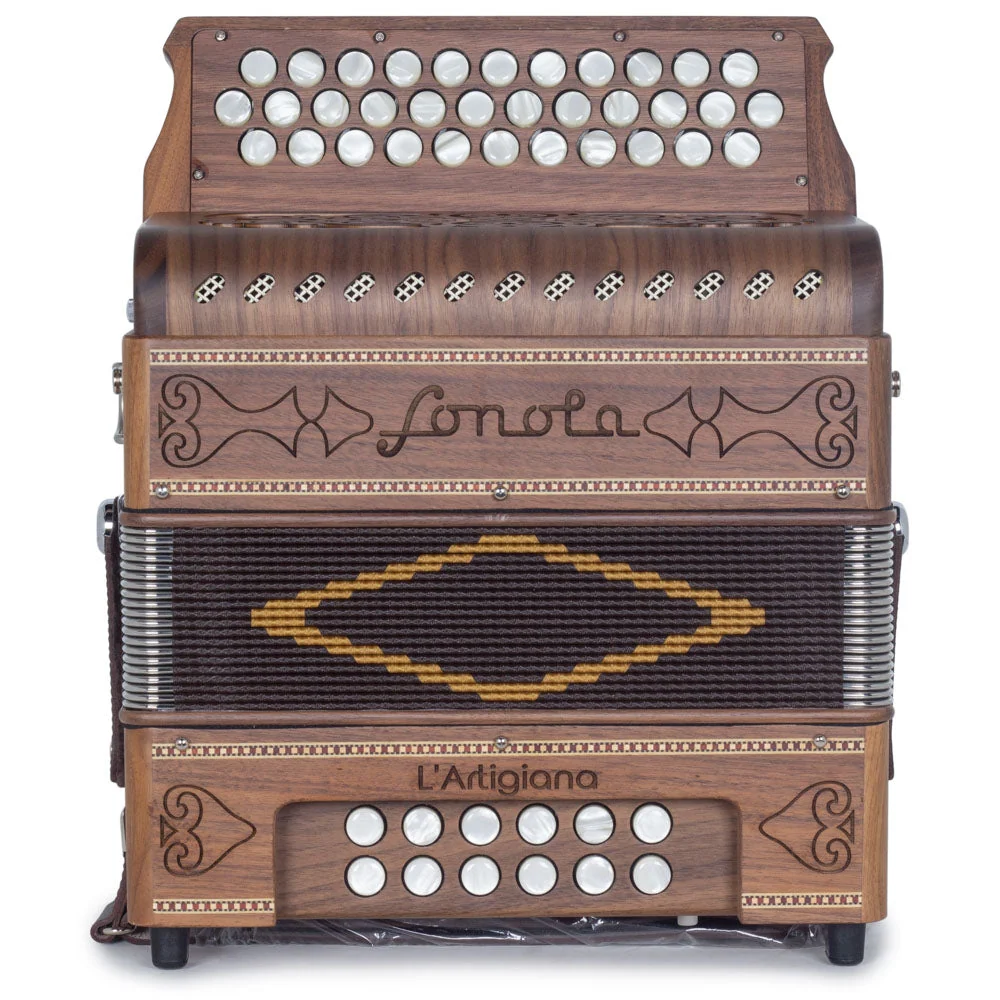 Sonola L'Artigiana Accordion No Switch FBE Wood with White Grill - Image 3