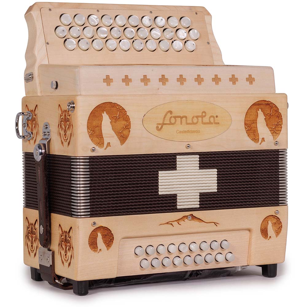 Sonola Lobo Accordion in Light Wood FBE - Image 4