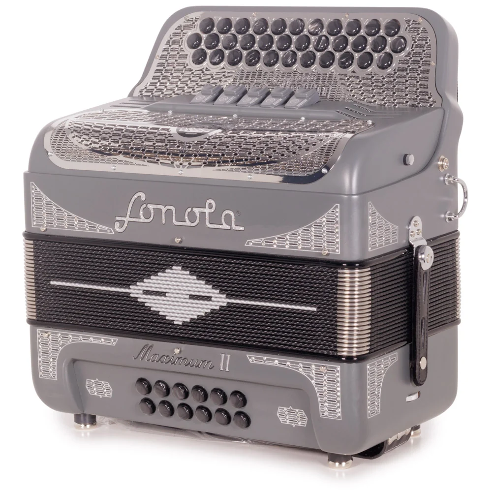 Sonola Maximum II Accordion FBE 5 Switches Matte Gray - Image 4