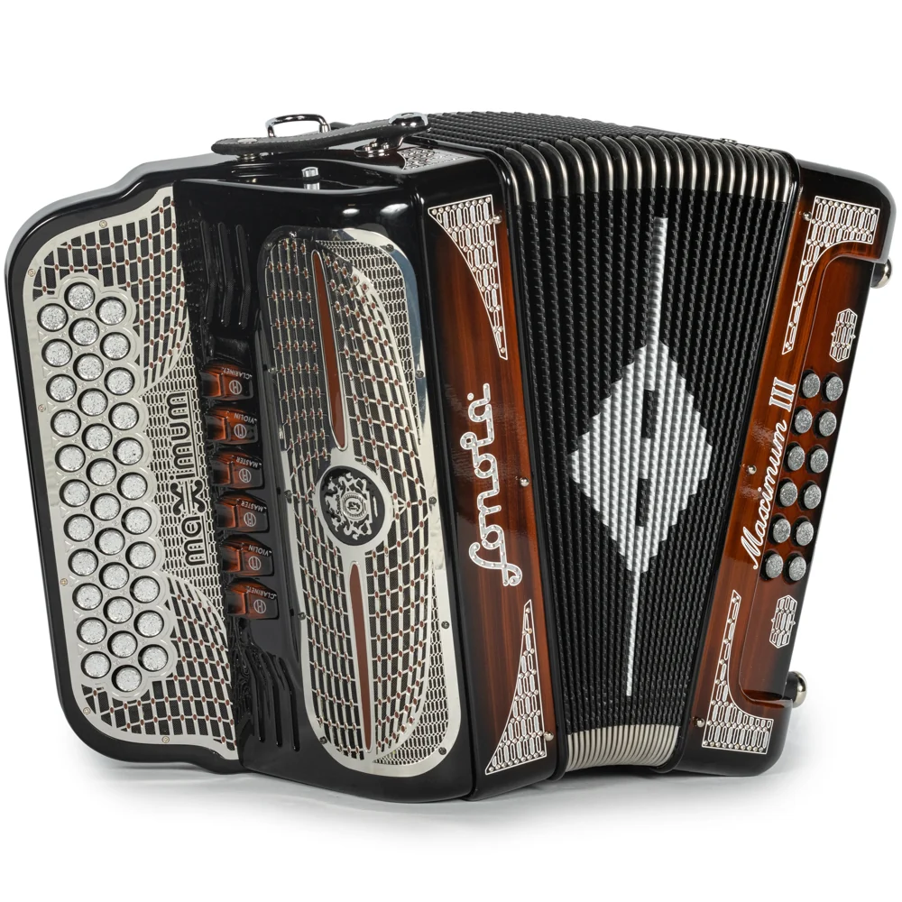 Sonola Maximum III Accordion 6 Switch FBE-EAD Dark Wood