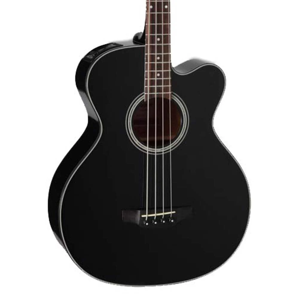 Takamine GB30CE Acoustic/Electric Bass Guitar Black - Image 4