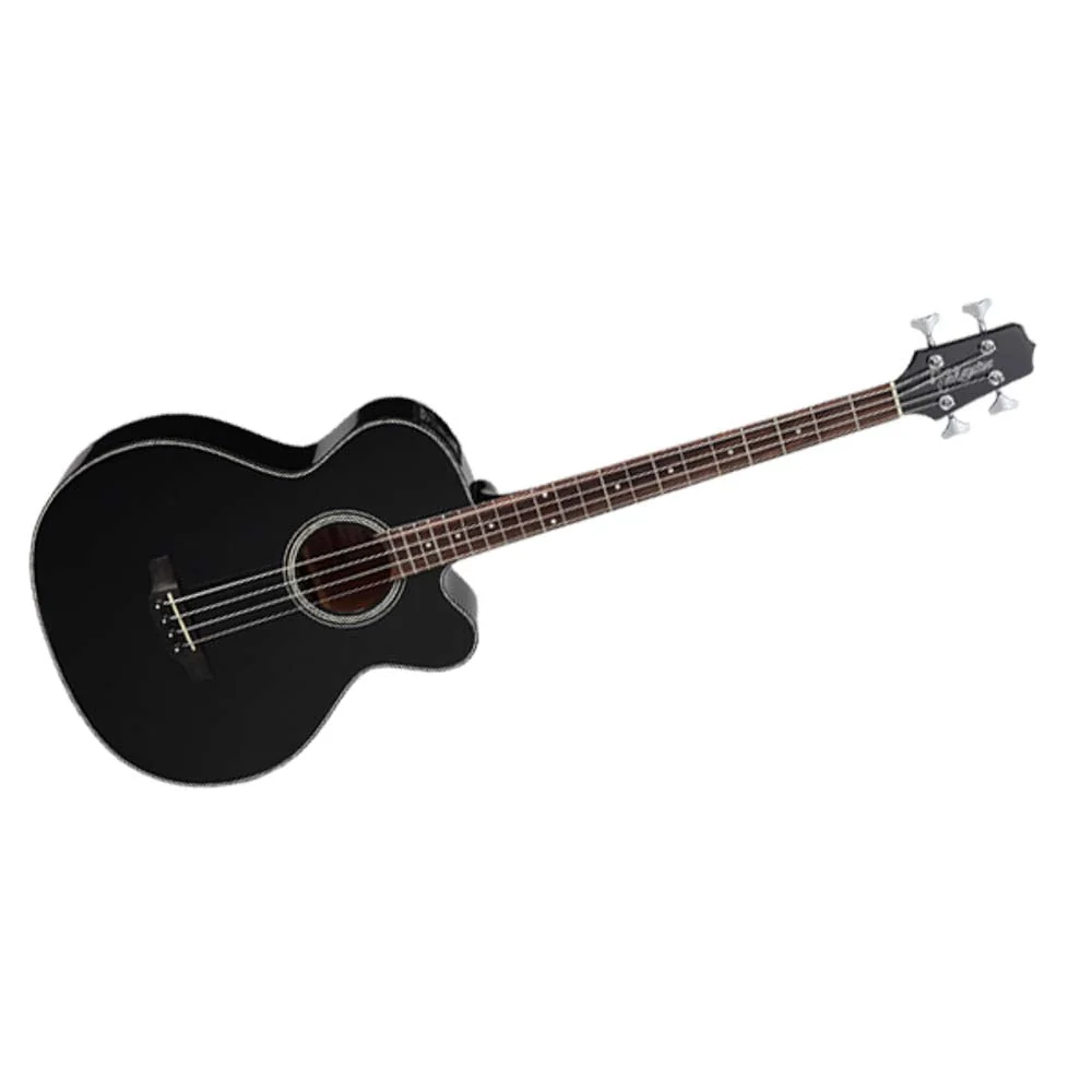 Takamine GB30CE Acoustic/Electric Bass Guitar Black - Image 6