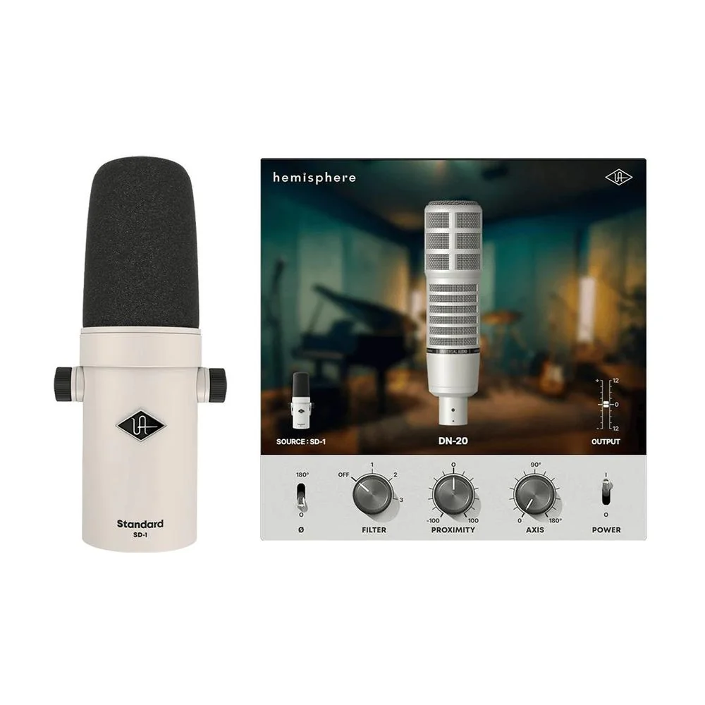 Universal Audio SD-1 Dynamic Microphone with Hemisphere Modeling - Image 5